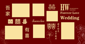 婚礼照片墙
