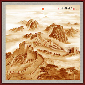 万里长城国画