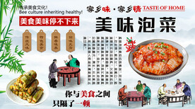 美味泡菜背景墙