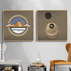 欧式古典轻奢山水风景装饰画