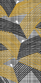 高清分层抽象线条图案打印图