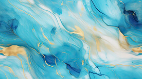 蓝色渐变金色大理石背景