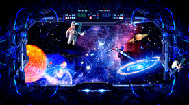 创意星空立体画