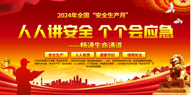 2024安全生产宣传展板