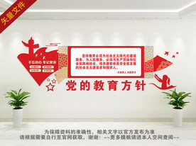 教育方针文化墙