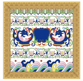 龙纹 景泰蓝花纹