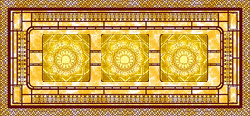 中式走廊吊顶 部分分层