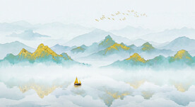 新中式写意山水画