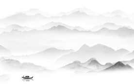 高端 人气中式山水 TIF分层