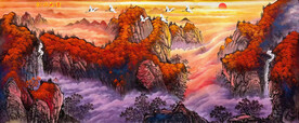 国画江山