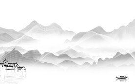 高清 新传灰色山水 TiF分层