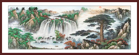 山水画巨幅山水画