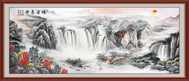 客厅山水画