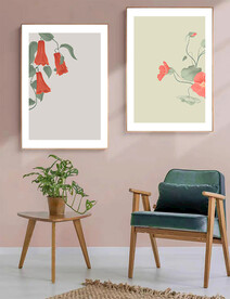 新中式禅意画中国风写意花鸟挂画