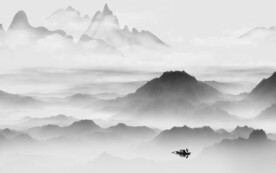 人气 新高端灰山水 TIF分层