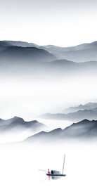 人气 山水中式玄关 TiF分层