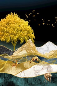 金山麋鹿发财树