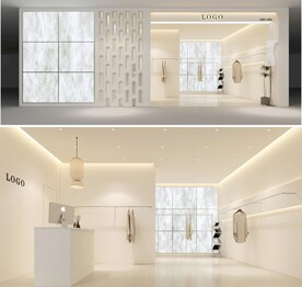 服装店面设计  档口设计效果 