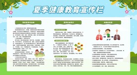 夏季健康教育宣传栏