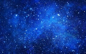 蓝色宇宙星空背景