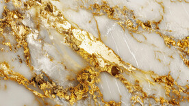 白色渐变金线大理石背景