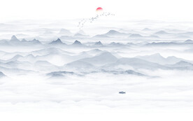 新中式电视背景墙