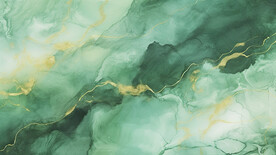 绿色金线渐变大理石背景