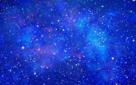 蓝色宇宙星空吊顶