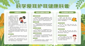 爱耳护耳宣传栏