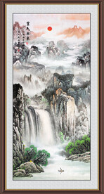玄关山水画