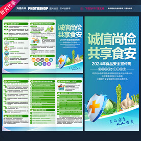 食品安全宣传周三折页