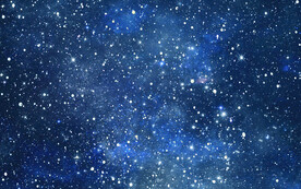 蓝色宇宙星空吊顶