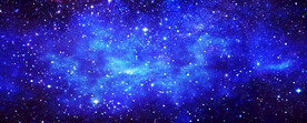 巨幅蓝色星空背景