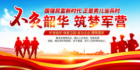 参军宣传展板