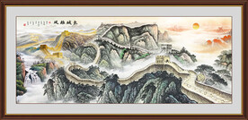 长城办公室装饰画