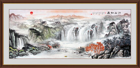 办公室山水画