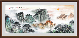 五岳独尊泰山日出