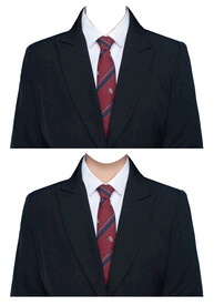 女西装证件照衣服素材