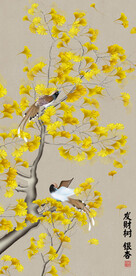 中式发财树玄关