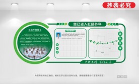 肛肠科简介文化墙