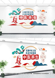 中医养生文化墙