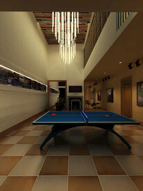 乒乓球娱乐室
