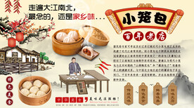 小笼包背景墙