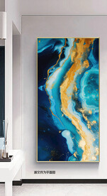 现代轻奢艺术肌理抽象装饰画