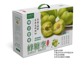 蜂糖李手提礼盒包装