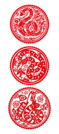 蛇年剪纸