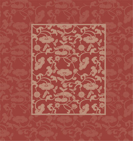 中式古典复古底纹花纹