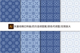 四方连续图案