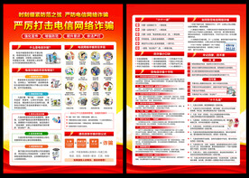 电信网络诈骗宣传单