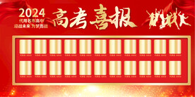 高考喜报展板